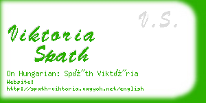 viktoria spath business card